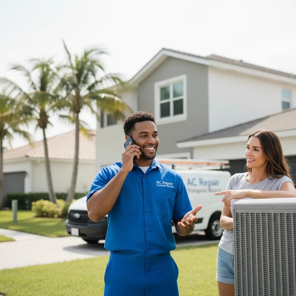 AC Repair Pompano Beach customer support in Roebling